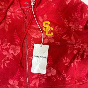 SC Collegiate Tommy Bahama Palm Frenzy Full Zip Hoodie small NEW